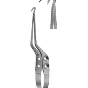 Micro Scissors, Spring Type bayonet Shape