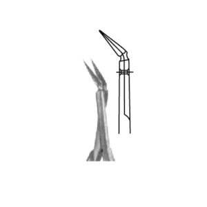 Micro Scissors, "Spring Type" Flat Handles