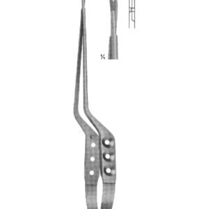 Micro Scissors, Spring Type bayonet Shape