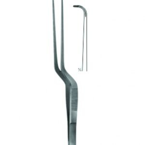 Micro Forceps, Ligature Forceps (Light Patterns) Bayonet - Shaped